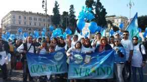 Nursind Frosinone - 3 Dicembre 2014 - Roma Manifestazione Infermieri 